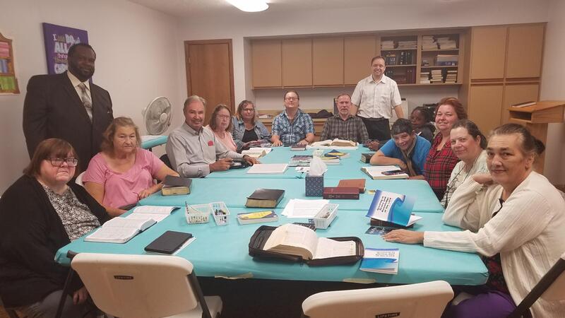 Our Bible study group of new converts
